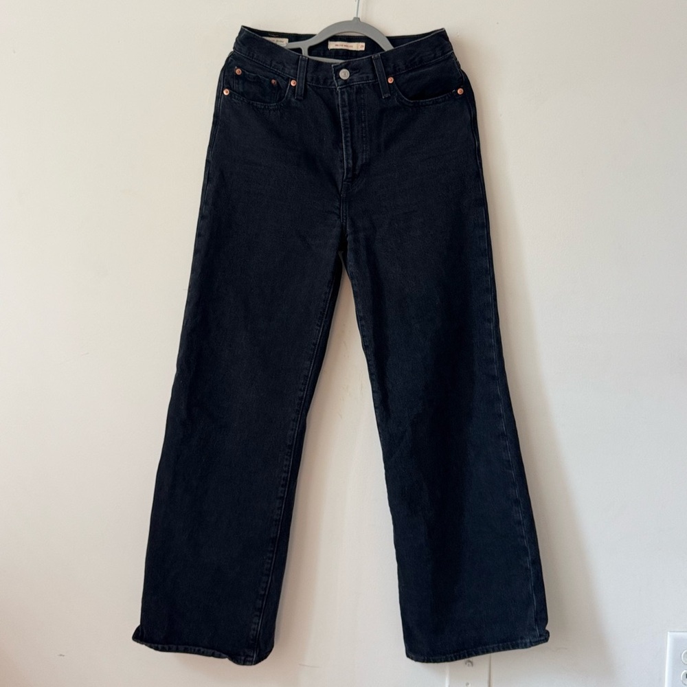 Levi’s Ribcage Wide Leg Black Jeans